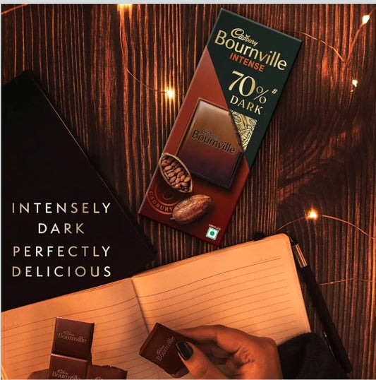 Cadbury Bournville Rich Cocoa 70% Dark Chocolate Bar, 75 Gm (Pack Of 3)