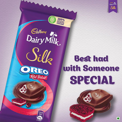 Cadbury Dairy Milk Silk Oreo Chocolate Bar, 124 g
