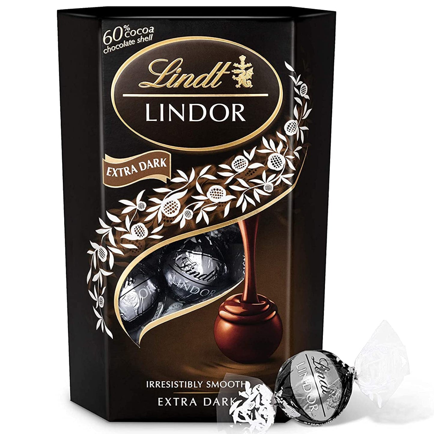 Lindt Lindor Extra Dark Truffles, 60% Cocoa, 200 Gm