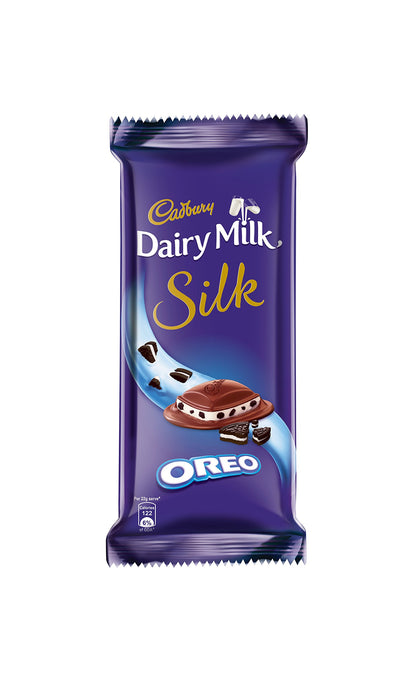 Cadbury Dairy Milk Silk Oreo Chocolate Bar, 124 g