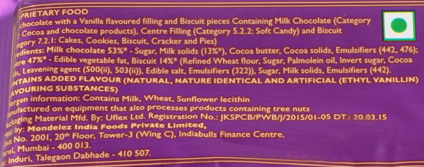 Cadbury Dairy Milk Silk Oreo Chocolate Bar, 124 g