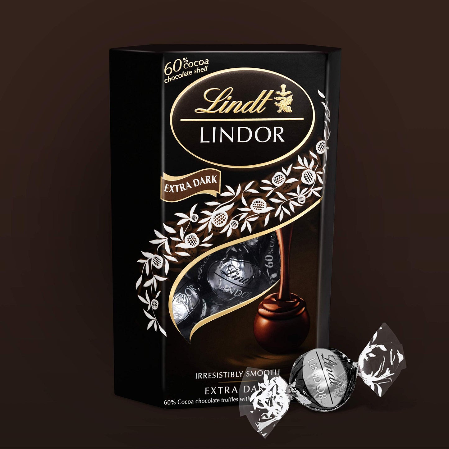 Lindt Lindor Extra Dark Truffles, 60% Cocoa, 200 Gm