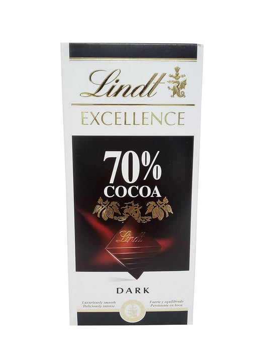 Lindt Excellence Chocolate - 70 Percent Coca Dark, 100g