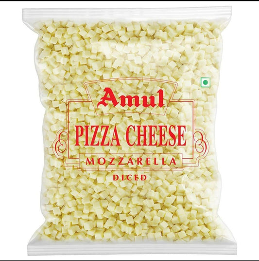 Amul mozzarella pizza diced cheese 1 kg