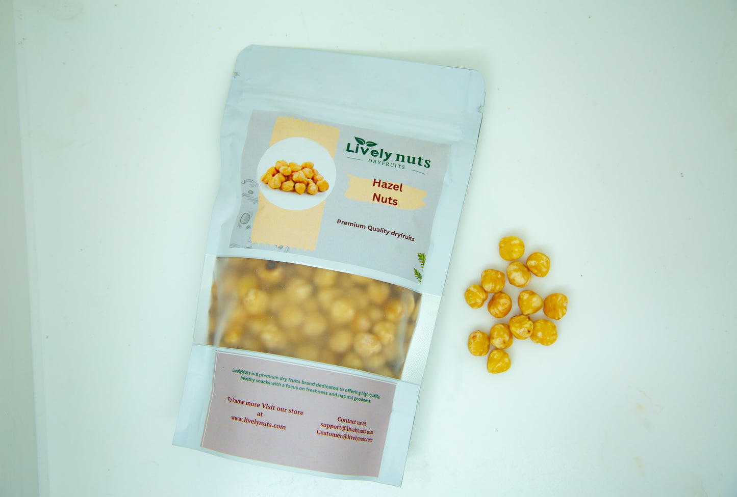 Hazel nuts 250gm