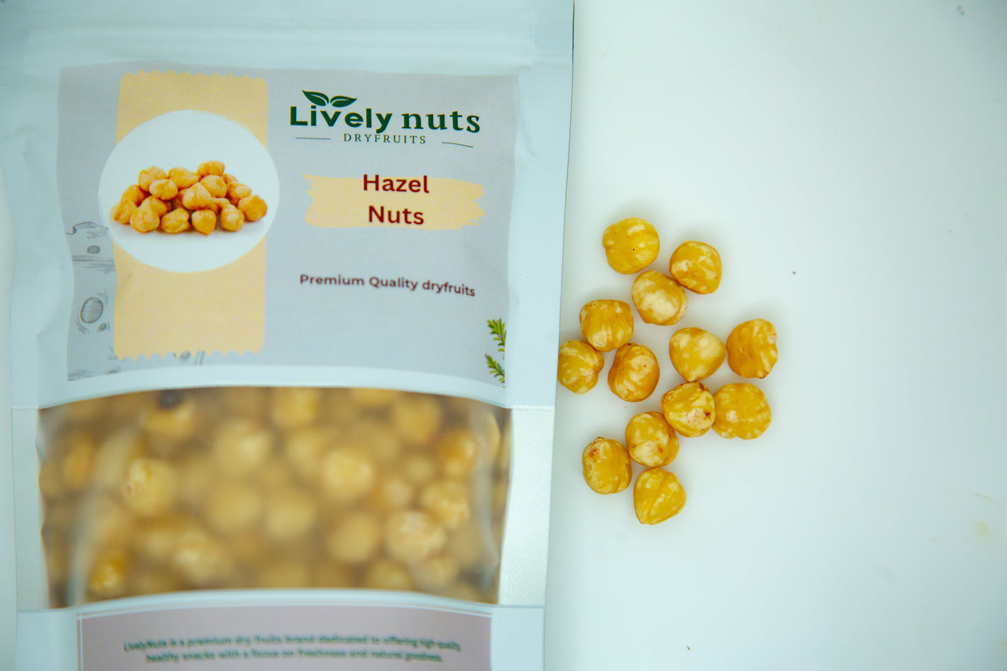 Hazel nuts 250gm